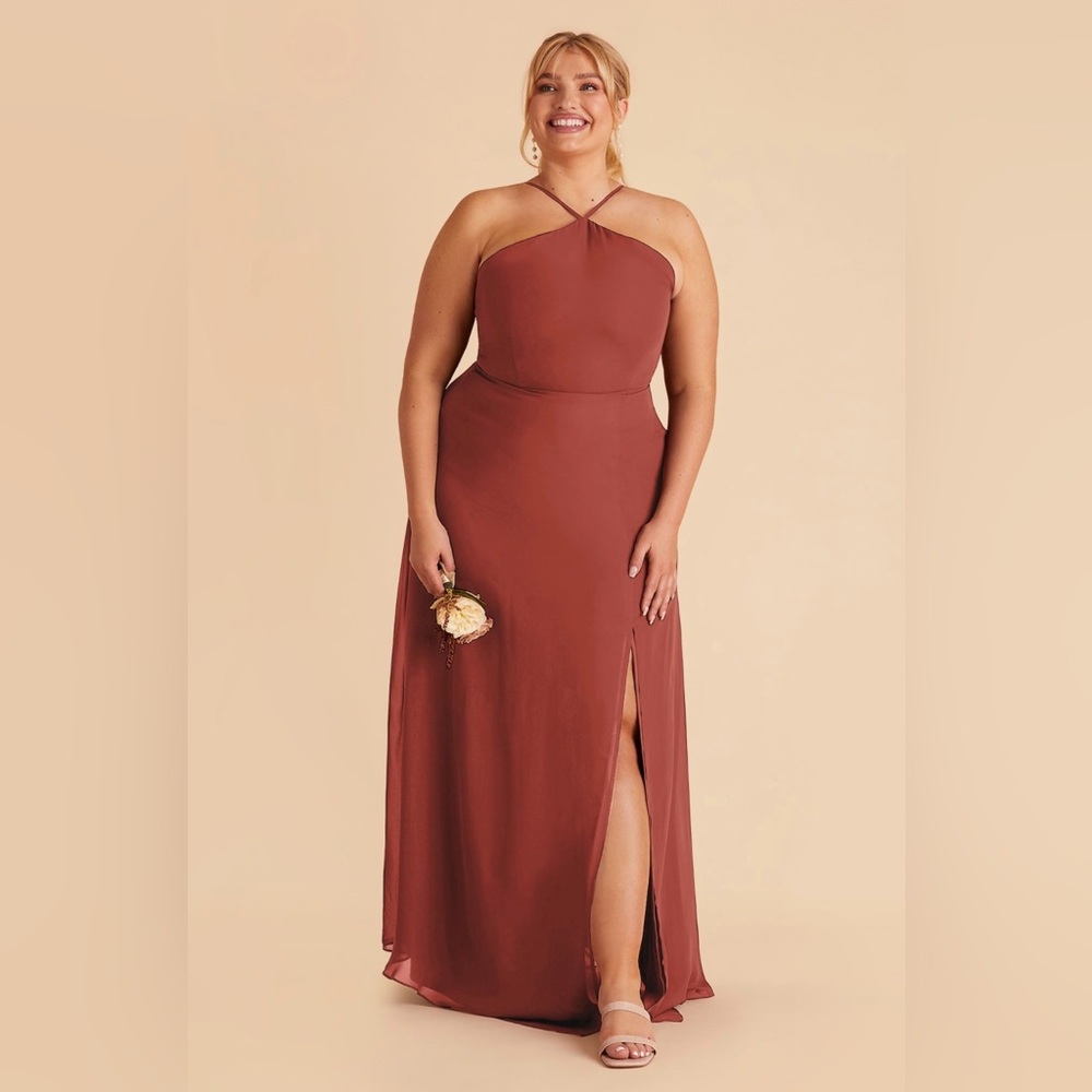 NWT Birdy Grey Juliet size XXL spice bridesmaid dress wedding formal prom halter